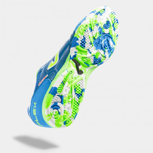 کفش فوتسال جوما تاپ فلکس Joma Top Flex 2004 Royal-Fluorescent Indoor